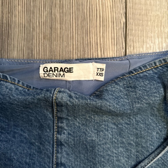 Garage Denim Wrap Skort - Picture 3 of 5